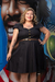 Vestido Plus Size Preto com Manguinhas - Maria Abacaxita