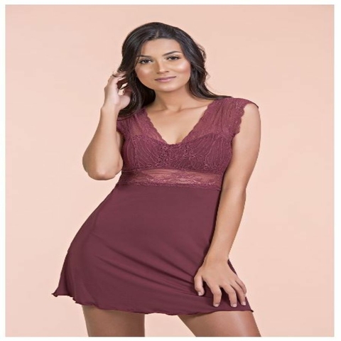 Camisola Com Bojo Removivél Com Detalhes Em Renda