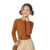 BLUSA MENINA MALHA CANELADA JET TAM 4A6 57180 na internet