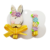 PAR CLIPS COELHO C/ GLITTER BICO TR1025