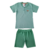 CONJUNTO M CAMISETA GOLA PORTUGUESA E BERMUDA MOLETINHO 10235 na internet