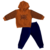 Imagem do CONJUNTO MENINO MOLETOM C/ CAPUZ OR TAM-G 239