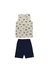 CONJUNTO MENINOS REGATA MEIA MALHA SHORT MOLETOM 19297