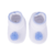 SAPATO DE BEBE ENFEITES DIVERSOS-BRANCO C/ AZUL-RN