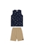 Imagem do CONJUNTO MENINOS REGATA MEIA MALHA SHORT MOLETOM 19297