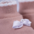 SAPATO DE BEBE LACO DOBRADURA-ROSE C/ BRANCO-RN - comprar online
