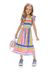 VESTIDO INFANTIL COLORIDO EM MICROFIBRA SUBLIMADA 57058 - comprar online