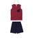 CONJUNTO MENINOS REGATA NEW AMSTERDAM E SHORT MOLETOM 44649