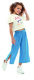 CONJUNTO MENINA MEIA MALHA E COTTON JEANS 56926 - loja online