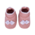 SAPATO DE BEBE LACO DOBRADURA-ROSE C/ BRANCO-RN
