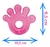 MORDEDOR DE AGUA MÃOZINHA BABY BUBA COR ROSA 7231 - ALEKA KIDS