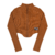 JAQUETA CROPPED MENINA MALHA CANELADA JET TAM 12A16 63449 na internet