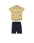 CONJUNTO MENINOS CAMISA EM MEIA MALHA E SHORTS SARJA 1-3 ANOS 44040 na internet