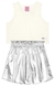CONJUNTO REGATA SAIA CANELADA E MALHA FOIL 57153 - ALEKA KIDS