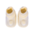 SAPATO DE BEBE POMPOM-AMARELO LISO-RN
