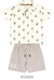 CONJUNTO MENINOS CAMISETA POLO MEIA MALHA SHORT SARJA 43694