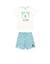 CONJUNTO BEBÊS CAMISETA MEIA MALHA SHORT MOLETOM 45353 - comprar online