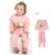 CONJUNTO MENINA MOLETOM LOVE YOU LOVE ME P-M-G 244