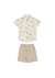 CONJUNTO MENINOS CAMISA MEIA MALHA SHORT ECOTEX 44952 - loja online