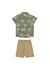 CONJUNTO MENINOS CONJUNTO MEIA MALHA SHORT MOLETOM 19293
