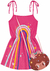 VESTIDO MALHA E BOLSA TCHIBUM 53069 na internet
