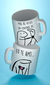 Caneca Flork - Te Amo Mas As Vezes da Vontade De... - comprar online