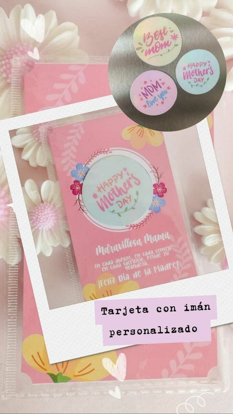 TARJETA CON IMAN X 12 UNIDADES - comprar en línea