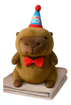 CAPIBARA 3en1 MANTA ALMOHADA Y PELUCHE - comprar online
