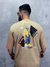 Camiseta Oversized Statue Of Liberty - Cappuccino - comprar online