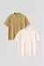 Kit 2 Camisetas Oversized Minimalistas - loja online