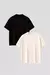 Kit 2 Camisetas Oversized Minimalistas - comprar online