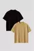 Imagem do Kit 2 Camisetas Oversized Minimalistas