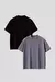 Kit 2 Camisetas Oversized Minimalistas na internet
