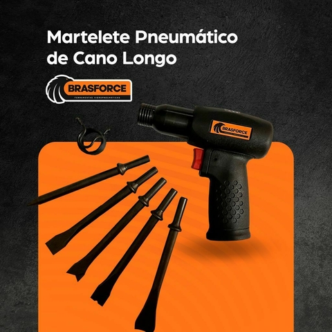 Martelete Pneumático de Cano Longo BRASFORCE
