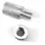 Adaptador Entrada Rosca M12x1.0 P/ 1/2x20 Em Aluminio - MAGNUM AIRGUNS