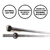 Barra Roscada Trapezoidal 2pol/50,8mm X 6 Fios X 1m + Porca - MAGNUM AIRGUNS