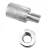Adaptador Entrada Rosca M12x1.0 P/ 1/2x20 Em Aluminio