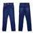 Calça Jeans Infantil Masculina Adolescente 2 a 16 anos Menino Juvenil Casual Confortável Azul - loja online