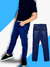 Calça Jeans Infantil Masculina Adolescente 2 a 16 anos Menino Juvenil Casual Confortável Azul