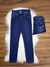 Calça Jeans Infantil Masculina Adolescente 2 a 16 anos Menino Juvenil Casual Confortável Azul - comprar online