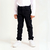 Calça Preta Jeans Infantil Masculina 2 a 16 Casual Slim Fit Básica Lisa