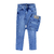 Calça Jeans Cinza Infantil Masculina Tradicional Meninos Juvenil