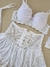 Conjunto sainha Tacy branco GG na internet