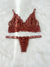Conjunto lingerie Betina marrom M - comprar online