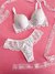 Conjunto lingerie Helena branco P