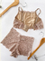 Conjunto lingerie Laura bege P na internet