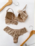 Conjunto lingerie Helena bege P na internet