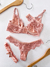 Conjunto lingerie Liz rosê P na internet