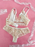 Conjunto lingerie Alice salmão P na internet