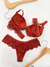 Conjunto lingerie terra cota P na internet